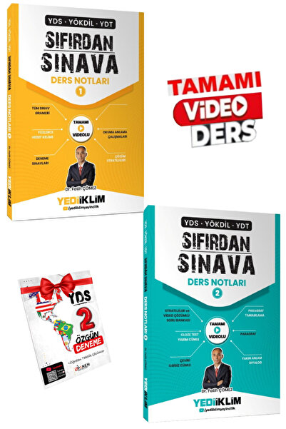 Yediiklim Yayınları Yediiklim YDS Yökdil YDT Sıfırdan Sınava 1+YDS Yökdil YDT...