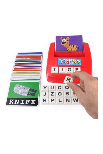 fun zone 30-Piece Word Cards Matching Letter Game Toy Set