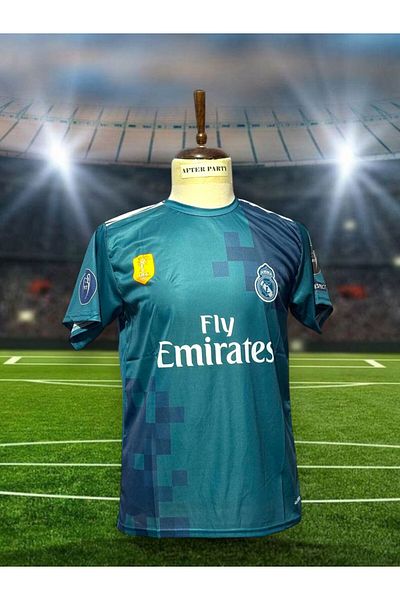 After Party R. Madridd 2017/18 Season Cristiano Ronaldo Rovestata Short Sleeve Nostalgia Jersey Vs Sports Singlet Ag
