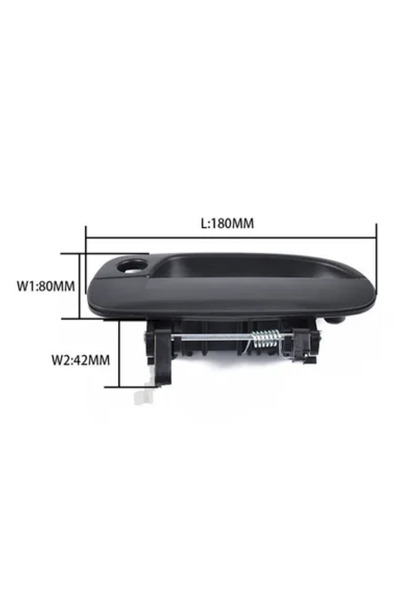 ESAGARAJ Compatible Exterior Door Handle Rear Right for Hyundaı Accent Admira Milenyum 2000-2005
