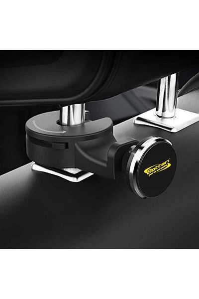 Bottari Magnetic car phone holder 16130BT, headrest mount, black color