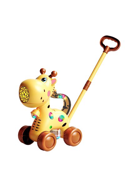 LUDIRO Girafa cu Baloane de Sapun, lumini, Acumulator USB, 2 in 1 si Design Simpatic