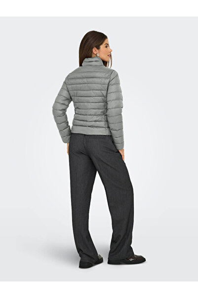 ONLY Onltahia Puffer Gray Women's Coat 15351967
