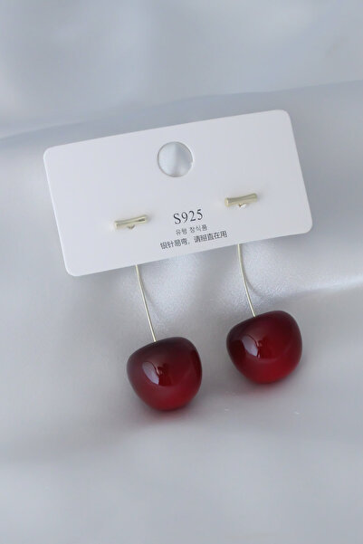 callerrons accessories Gold Color Cherry Model Women's Earrings