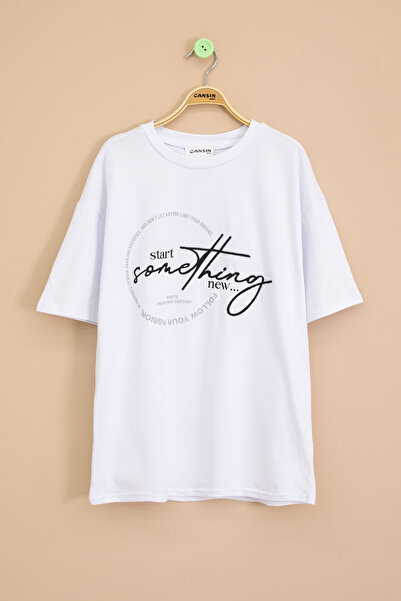 Cansın Mini Αγόρι μπλουζάκι με λαιμόκοψη με κέντημα εκρού 20899