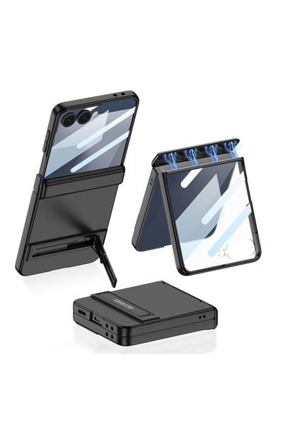 Nezih Case Samsung Galaxy Z Flip 7 Kılıf Koruyucu Standlı Kapak