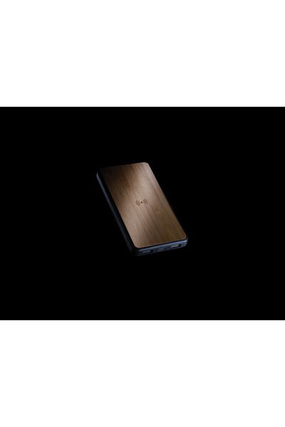 Natural Baterie externă wireless Bamboo 8.000 mAh, la modă