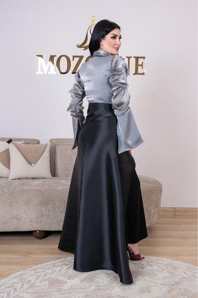 MEZON FASHION Two-piece evening dress, hand-embroidered
