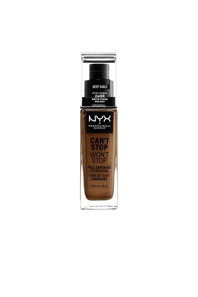 NYX Fond de ten cu acoperire mare CAN'T STOP WON'T STOP deep sable 30 ml