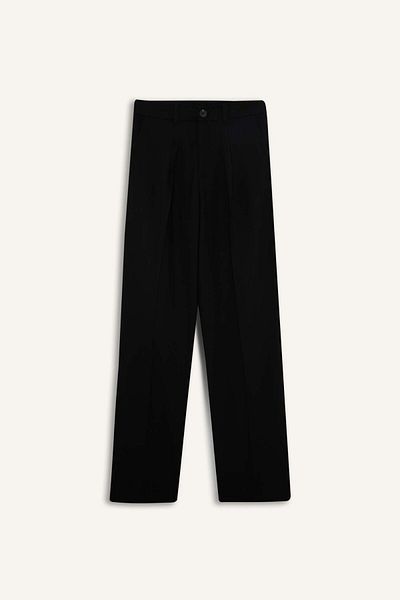 DeFacto Wide Leg Zippered High Waist Standard Length Trousers E7238Ax25Au