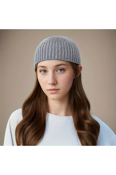 Generic 4 pcs Short Kufi Hats - Elastic One Size Large Turkish Melon-Shaped Muslim Caps for Men & Women