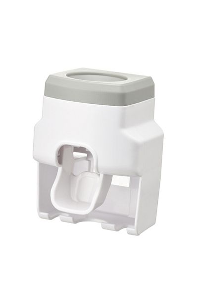Choice gray 1pc Automatic Toothpaste Dispenser Creative Wall Mount and Small Toothbrush Holder Squeezer for