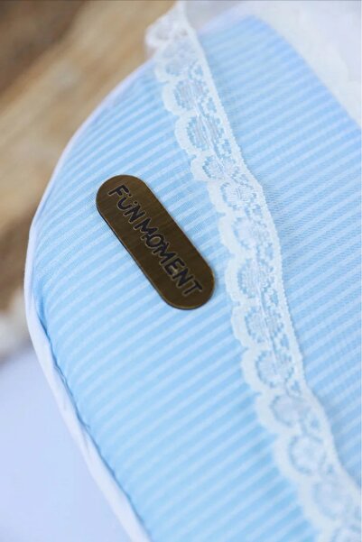 Fun Moment Portable Foldable Baby Bed - Blue