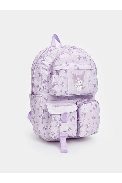 LC Waikiki LCW ACCESSORIES Rucsac pentru fete cu imprimeu Lila Kuromi