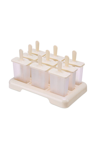 Choice3 قالب آيس كريم كيو5340-9A-BE ماكينة صنع آيس كريم منزلية الصنع مع عصا ب...