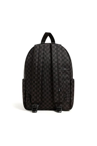 Vans Old Skool Grom Check Backpack Children Black Casual Style Backpack Vn000J3Kba51