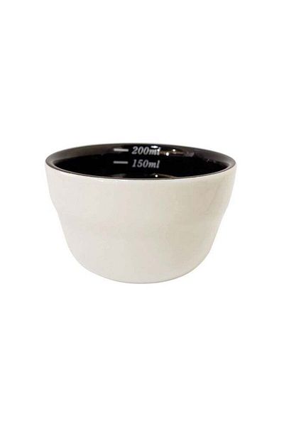 Precise Ceramic Cupping Bowl White, Set of 6