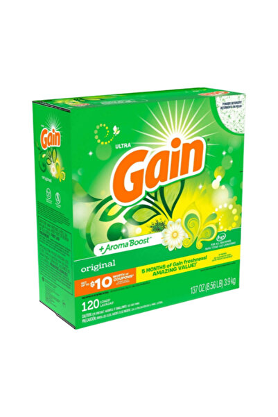 GAIN مسحوق غسيل ألترا أروما بوست برائحة أصلية 3.9 كجم