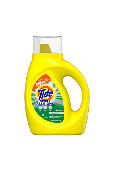 Tide سائل غسيل الملابس سيمبلي الكل في واحد داي بريك فريش، 1.24 لتر