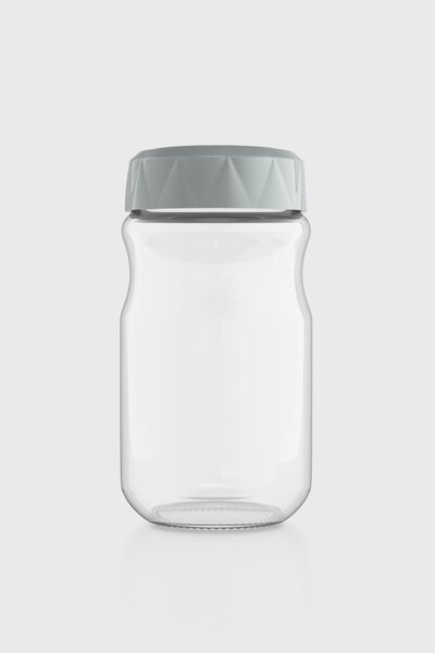Renga Lexa 370 ml Glass Spice Rack 161016 Gray