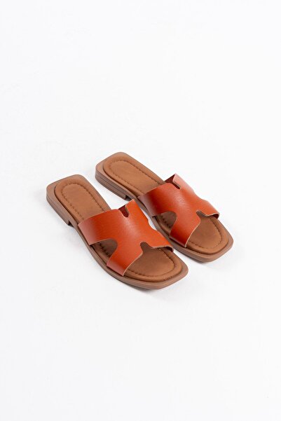 HERA SHOES Fergei Tile Genuine Leather Slippers