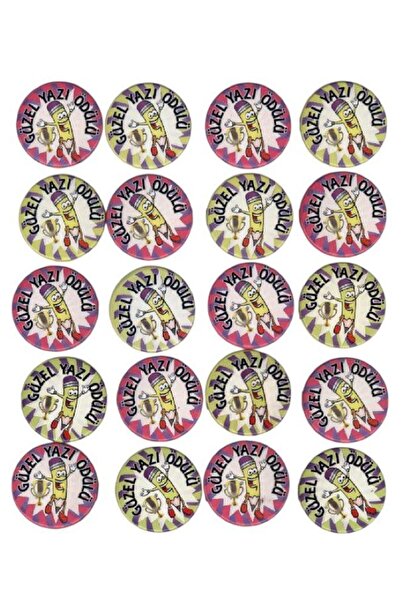 Kağıtay Öğrenci Motivasyon Rozeti (GÜZEL YAZI ÖDÜLÜ) - 20 Adet