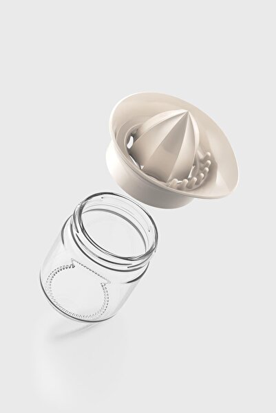 Renga عصارة ليمون زجاجية نيو 210 مل بغطاء بيج 201010