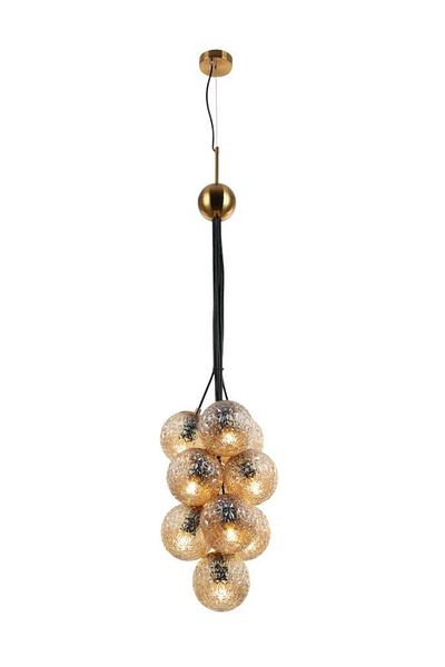 Klausen Candelabru Grapes KL109005, 10xE27, chihlimbar, IP20,