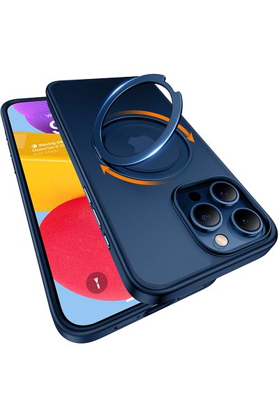 TORRAS 360°Rotatable Magnetic Ring for iPhone 15 Pro Case