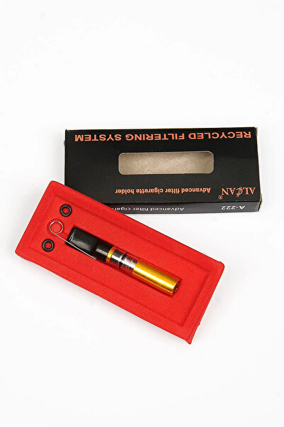 ALCAN Metal Filtreli Ağızlık - Yıkanabilir, Uzun Ömürlü. Lüks Fİltreli Ağızlık - Fİlter Holder