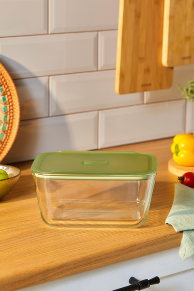 Karaca Green Dikdörtgen Saklama Kabı 2700 ml