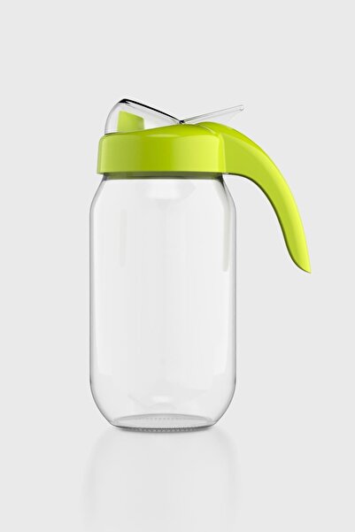 Renga Ares 1000 ml Green Lid Glass Oil Bottle 151005