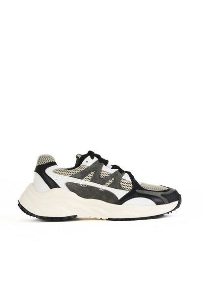 Bueno Shoes Black Leather-Mesh Men's Sports Shoes 10Ma2891387