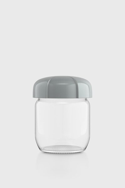 Renga Rhea 425 ml Glass Jar with Gray Lid 131010