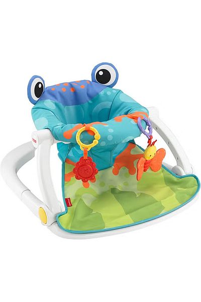 Saharaz Baby Rocking Chair,with Hanging Toy Portable,Frog Themed, Bouncer for 0-36 Months,Green