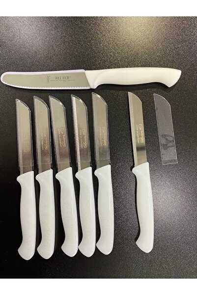 Solingen Beyaz Meyve Bıçağı Seti- Sebze Bıçağı Hediyeli