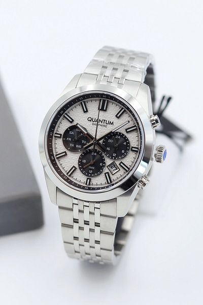 Quantum Sapphire Glass Steel Cord Men Wrist Watch Asw123-I1993Q