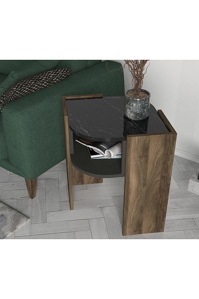 UnicUtil Masă de Cafea, DarkWood Focus, UnicUtil, 47.6 x 44 x 60 cm, Maro-Negru, UUMC30