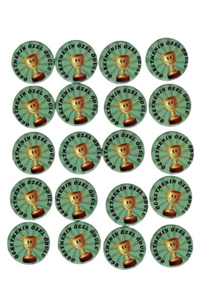 Kağıtay Öğrenci Motivasyon Rozeti (ÖĞRETMENİN ÖZEL ÖDÜLÜ) - 20 Adet