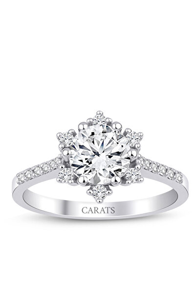 CARATS LAB GROWN DIAMOND Carats Pırlanta Lotus 1.20 Karat Yuvarlak Kesim E Re...