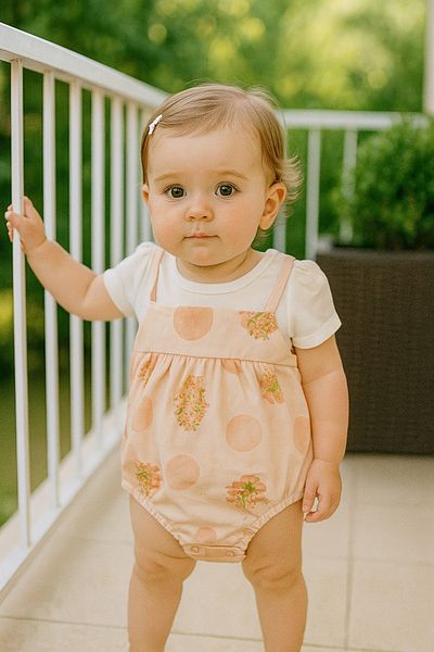 Kidaxi Kd01017 Baby Girl Body 1-3/3-6/6-9/9-12 Months