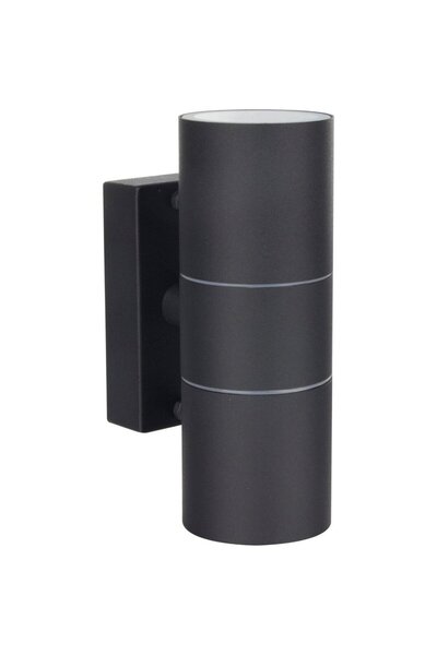 Klausen Outdoor light Spot, black, 2 bulbs, GU10, IP44 protection,