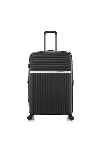CABIN PRO Trolley Luggage Set of 3 - Polypropylene Hard Shell Suitcase - TSA Lock - Spinner Wheels - Black