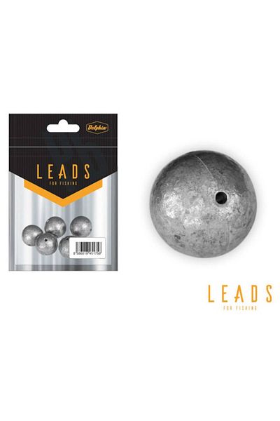 DELPHİN Fish-On-X Weights with Hole 5 Pieces 40g