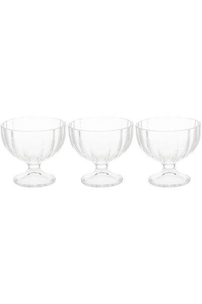 Generic Bormioli Rocco Alaska Ice Cream set 3pc