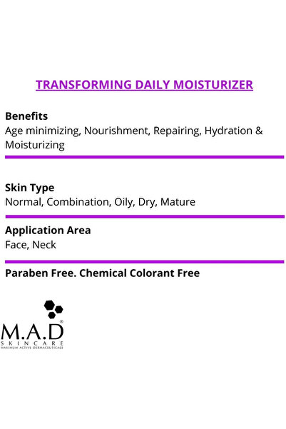 M.A.D SKINCARE MAXIMUM ACTIVE DERMACEUTICALS مرطب يومي مضاد للشيخوخة من M.A.D...
