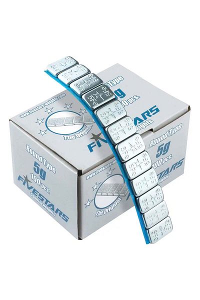 Redats CUTIE CONTRA-GREUTATI AUTOADEZIVE 5 GR ROUND FIVESTARS 100 FASII
