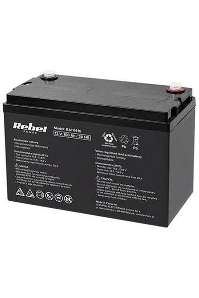 Rebel Gel Battery 12V/100AH Power BAT0416