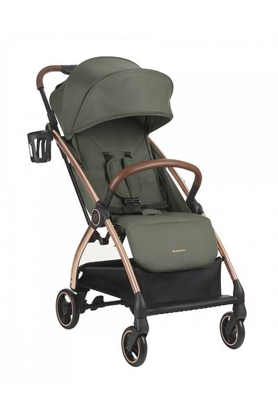 Kikka Boo Carucior sport pentru copii KikkaBoo Joy Army green,Cadru din aluminiu,Sistem automat de pliere One