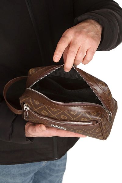 Fossil Men's Large Size Multi-Eye Shaving Bag